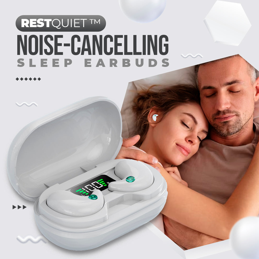 RestQuiet™ Noise-Cancelling Sleep Earbuds (Cedric)