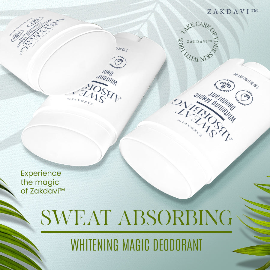 Zakdavi™ Sweat-Absorbing Magic Deodorant