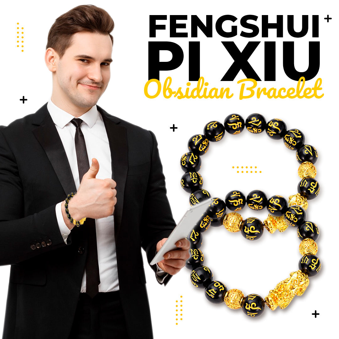 FengShui Pi Xiu Obsidian Bracelet