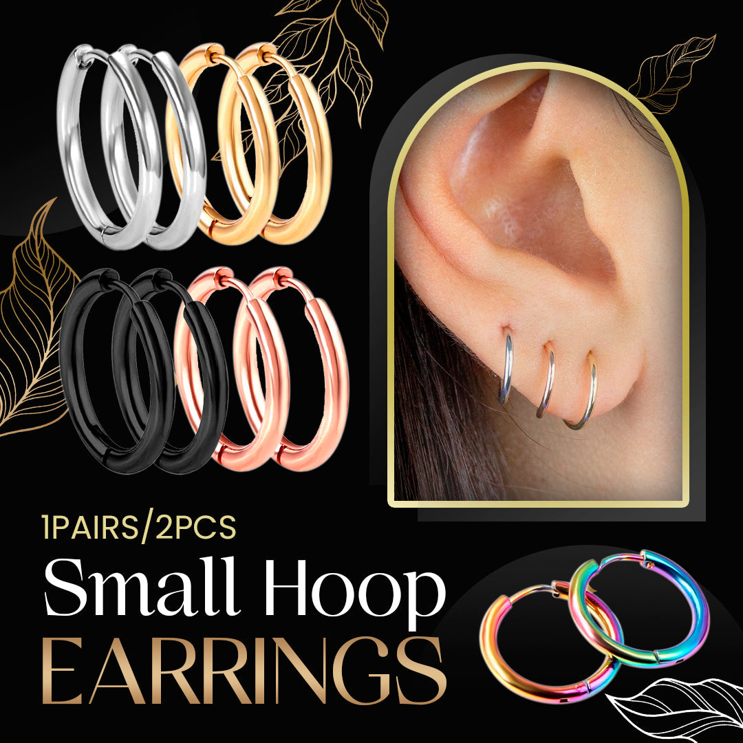 1 Pair/2Pcs Small Hoop Earrings