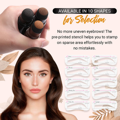 Professional One Step Eyebrow Stamp Shaping Set