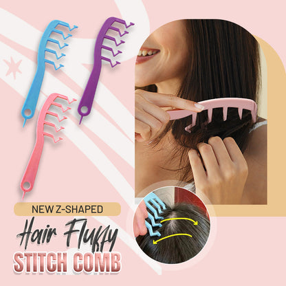 New Z-Shaped Hair Fluffy Stitch Comb