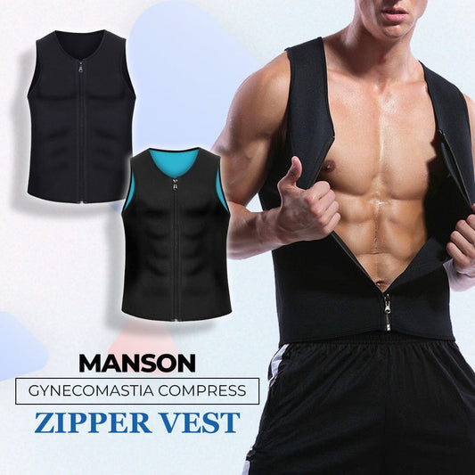 MANSON Gyno-Compress Zipper Vest