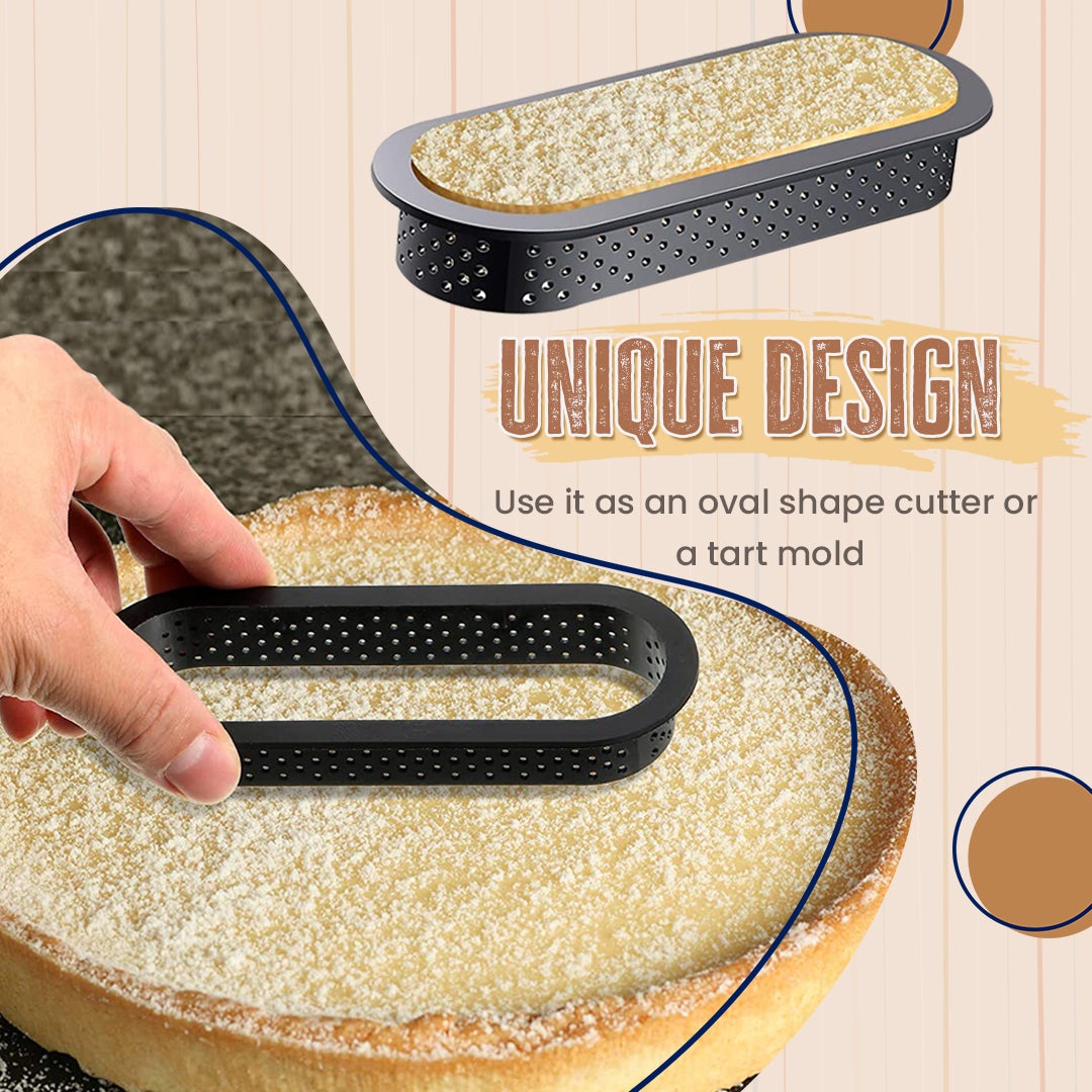 Oval Tart Ring Pastry Mold
