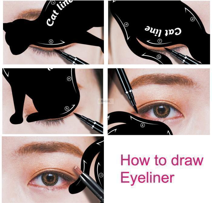 Cat Eyeliner Stencil